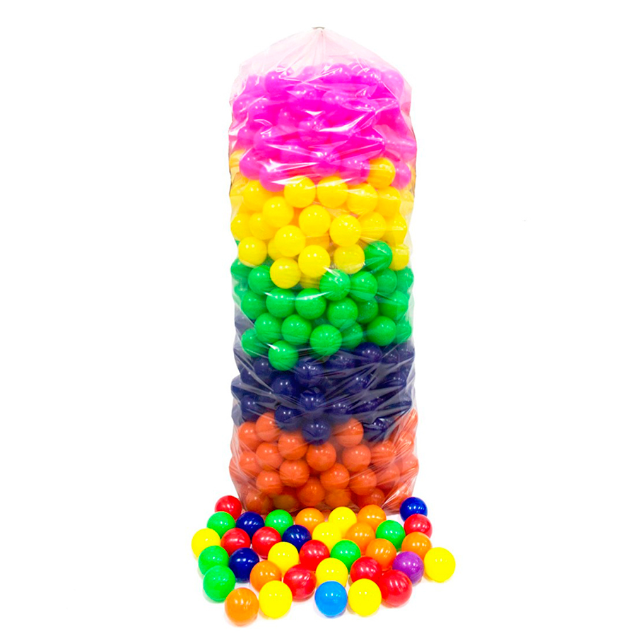 Muitas Bolas Plásticas Coloridas No Campo De Jogos Das Crianças